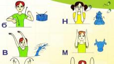 Visuelle Symbole von Vokalen und Konsonanten lernen mit Kindern die durch Symbole angezeigten Laute.